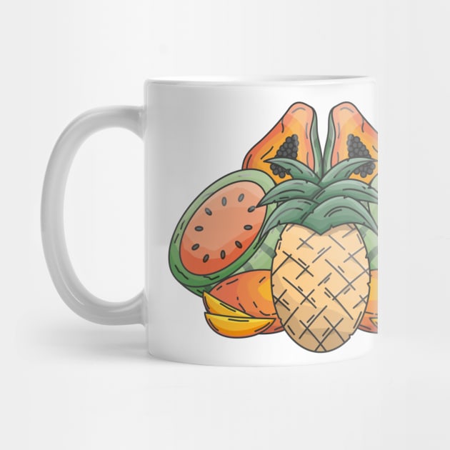 Tropical Fruit Party by JDP Designs